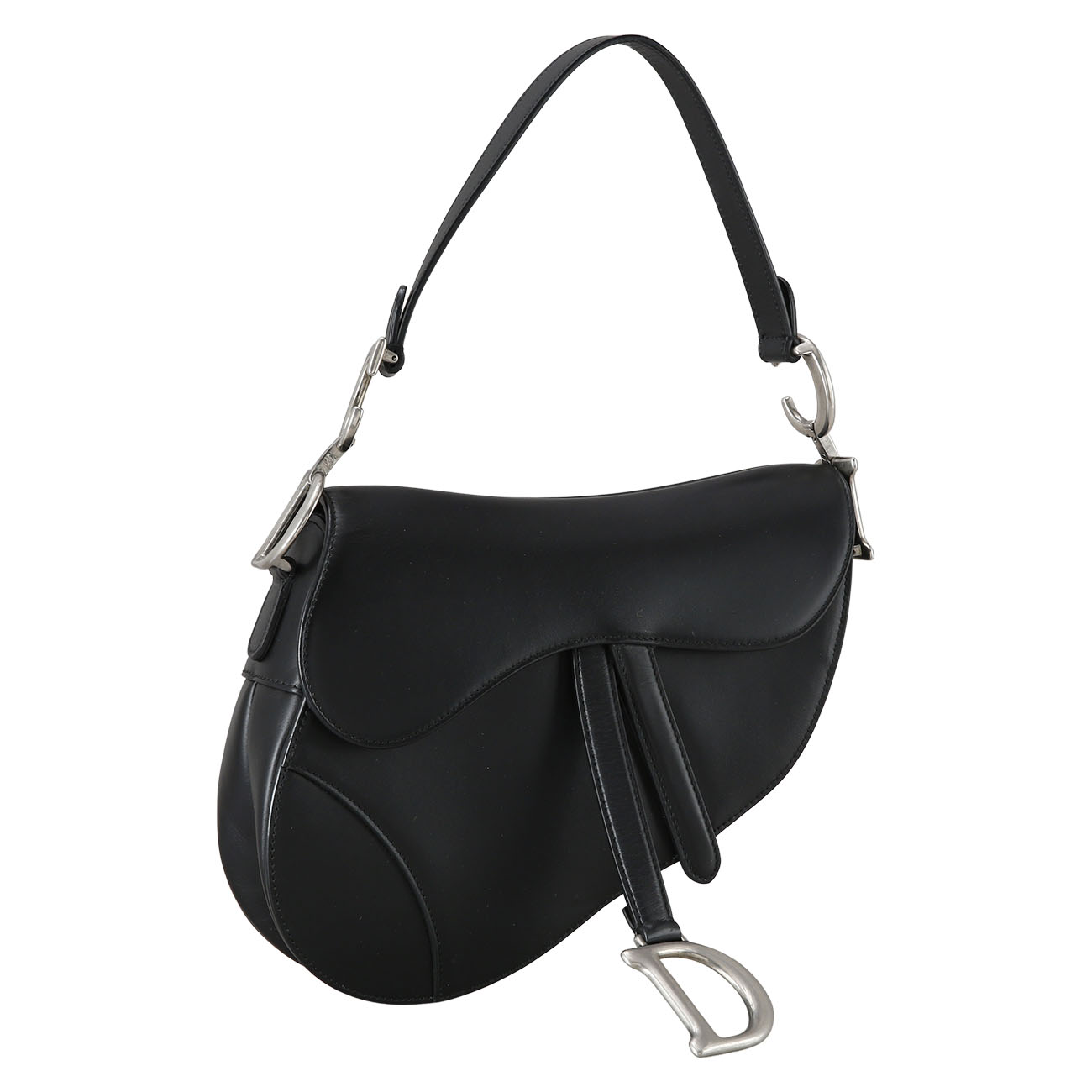 CHRISTIAN DIOR(USED)크리스찬디올 레더 새들백 & 스트랩